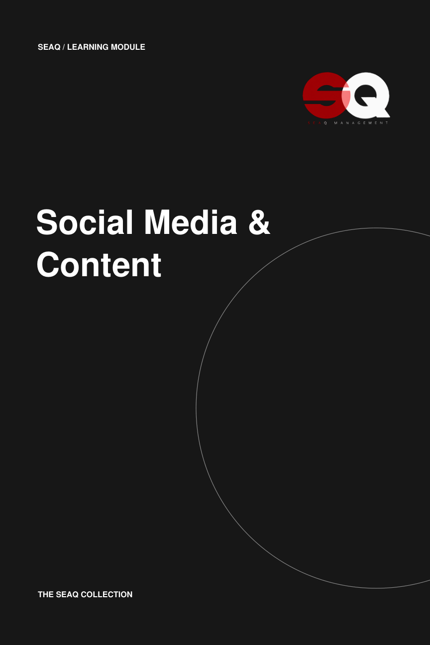 Social Media & Content — SEAQ Management cover