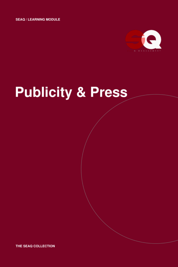 Publicity & Press — SEAQ Management cover